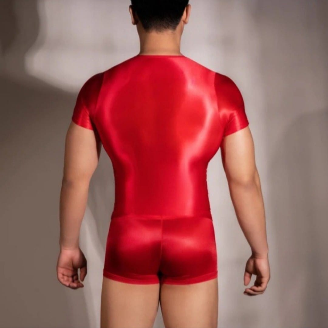 Feline men silky silk comfy sleepwear